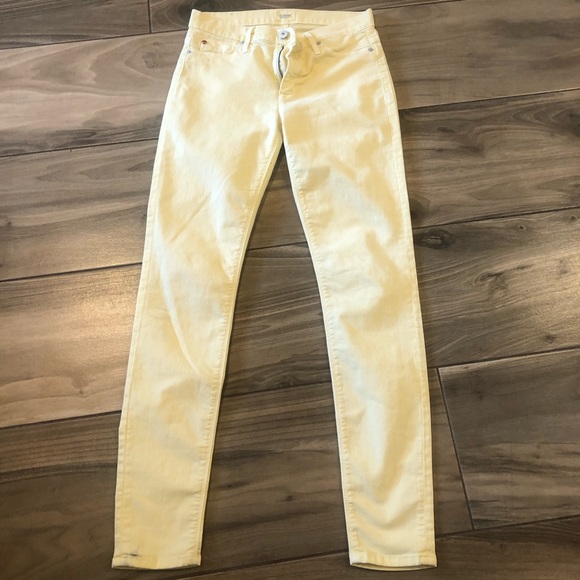 Hudson Jeans Denim - Hudsen yellow jeans. 27 skinny EUC